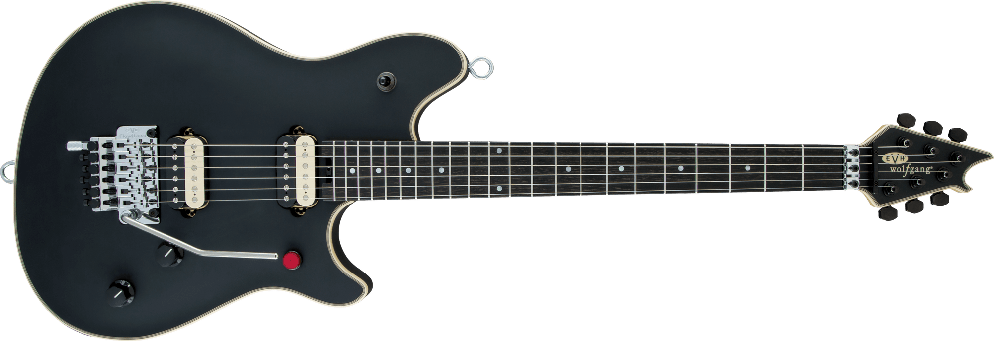 EVH Wolfgang USA Edward Van Halen Signature Guitar w/Ebony Fingerboard in Stealth