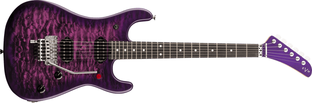 EVH 5150 Series Deluxe QM QUILTED MAPLE Ebony Fingerboard Purple Daze Satin Finish 5108002535