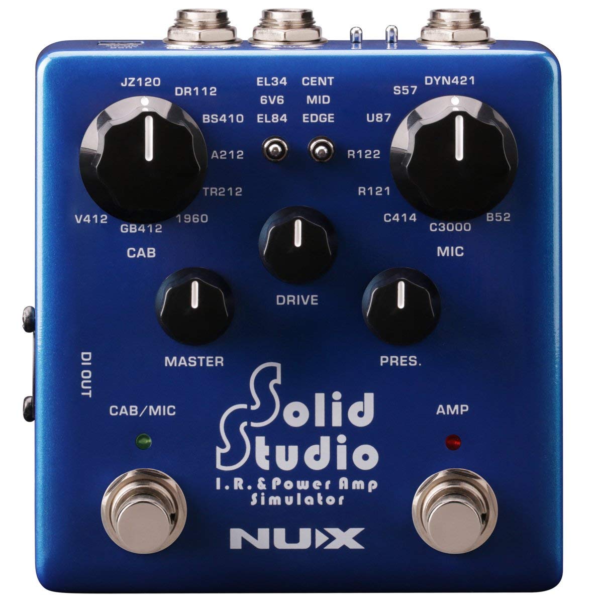 ギター NUX Solid Studio I.R. & Power Amp NUX Solid Studio IR & Power Amp Simulator SOLIDSTUDIO