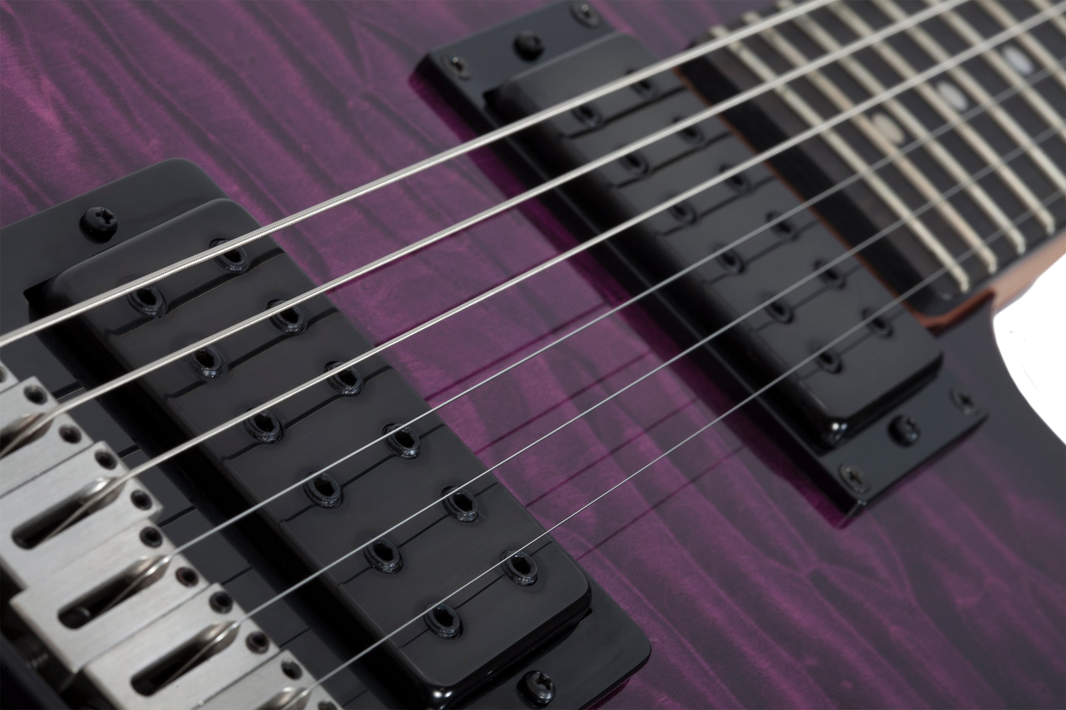 Schecter PT PRO Ebony Fretboard Electric Guitar Trans Purple Burst