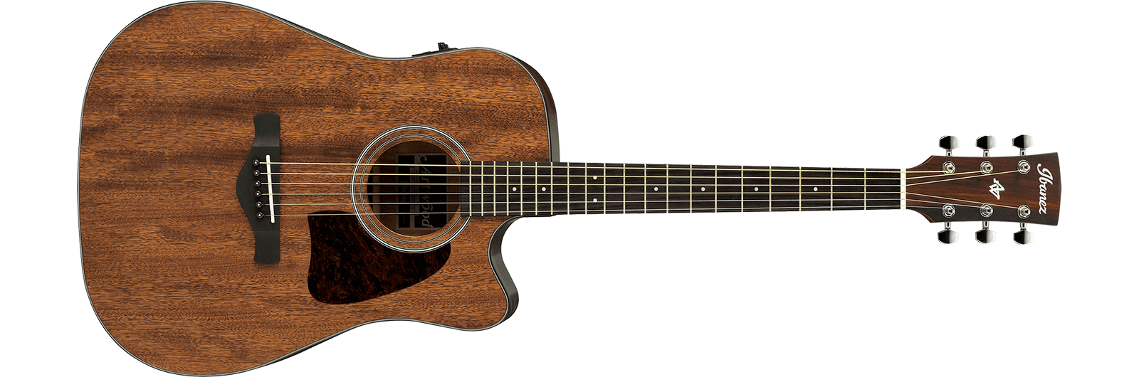 Ibanez AW54CEOPN Cutaway Dreadnought Acoustic/Electric Guitar - Open Pore Natural