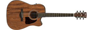 Ibanez AW54CEOPN Cutaway Dreadnought Acoustic/Electric Guitar - Open Pore Natural