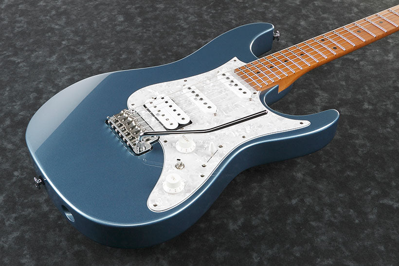 Ibanez AZ Prestige Electric Guitar IN Ice Blue Metallic AZ2204-ICM - The Guitar World