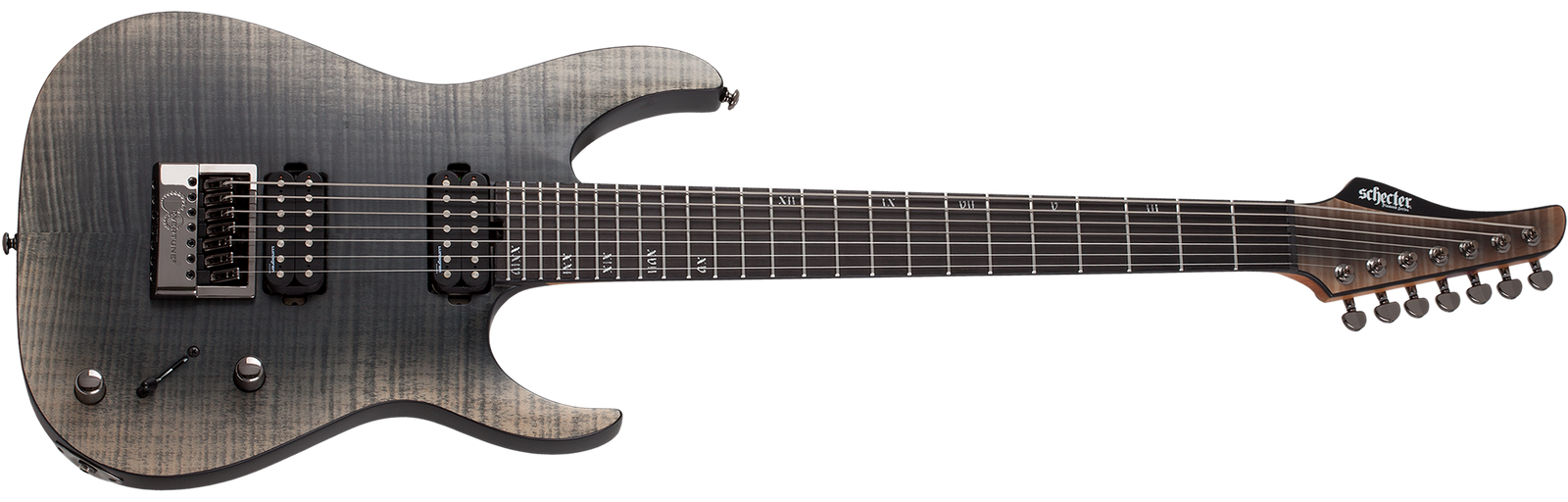 Schecter Banshee Mach-7 Evertune Fallout Burst FOB SKU 1415