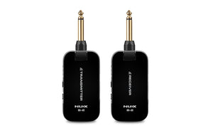 NUX Rechargeable 4 Channels Wireless Guitar System Wireless Audio Transmitter Receiver Black B2-B - The Guitar World
