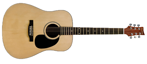 BeaverCreek BCTD101 Dreadnought Acoustic Guitar - Natural - The Guitar World