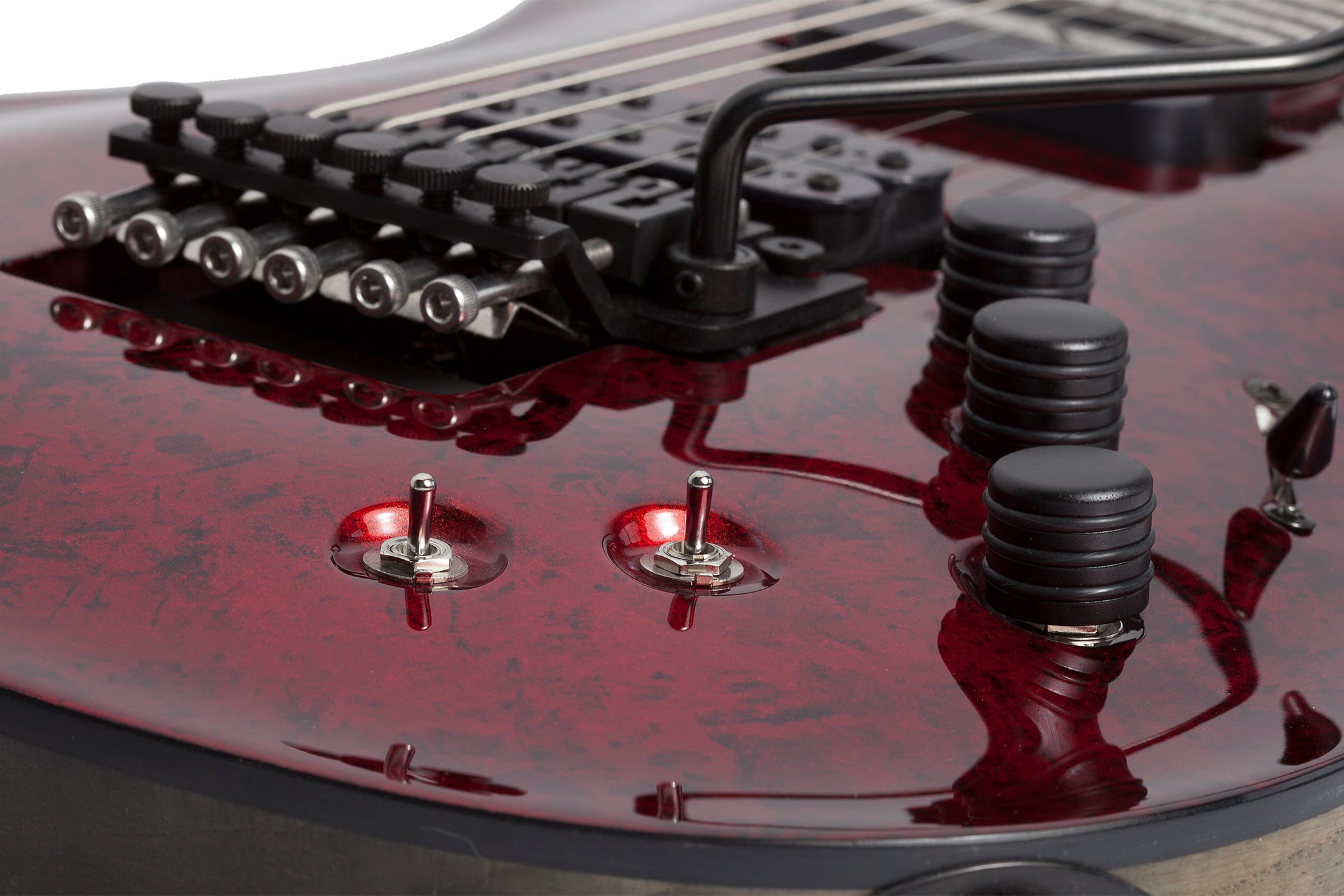 SCHECTER C-1 FR S Apocalypse Red Reign - 3057 - The Guitar World