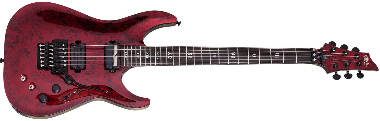 SCHECTER C-1 FR S Apocalypse Red Reign - 3057 - The Guitar World