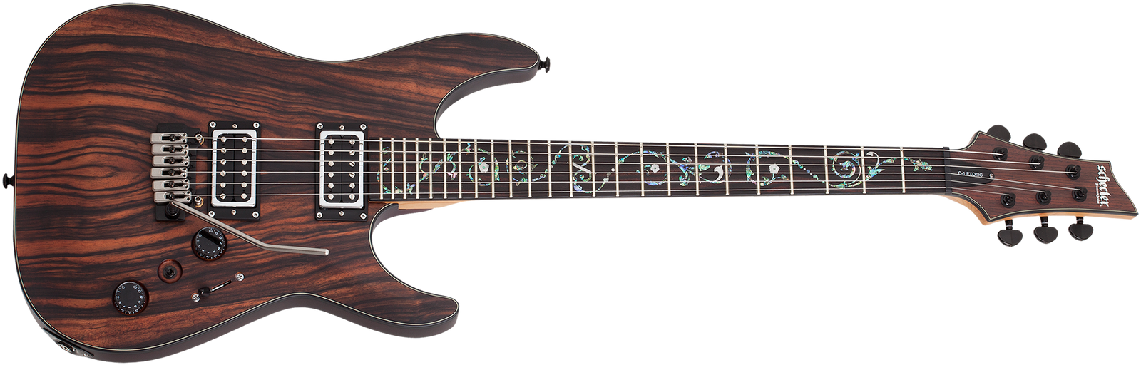 Schecter C-1 Exotic Ebony in Natural Satin Finish - The Guitar World
