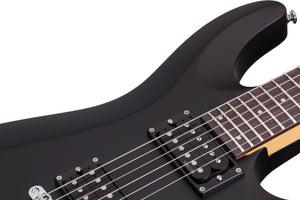Schecter C-6 Deluxe Satin Black SKU 430 - The Guitar World
