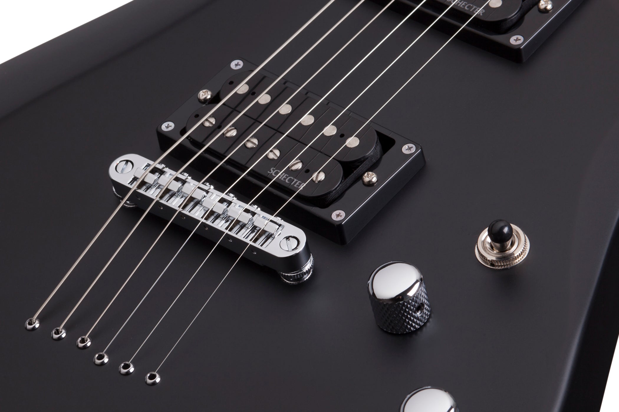 Schecter C-6 Deluxe Satin Black SKU 430 - The Guitar World