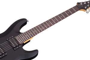 Schecter C-6 Deluxe Satin Black SKU 430 - The Guitar World