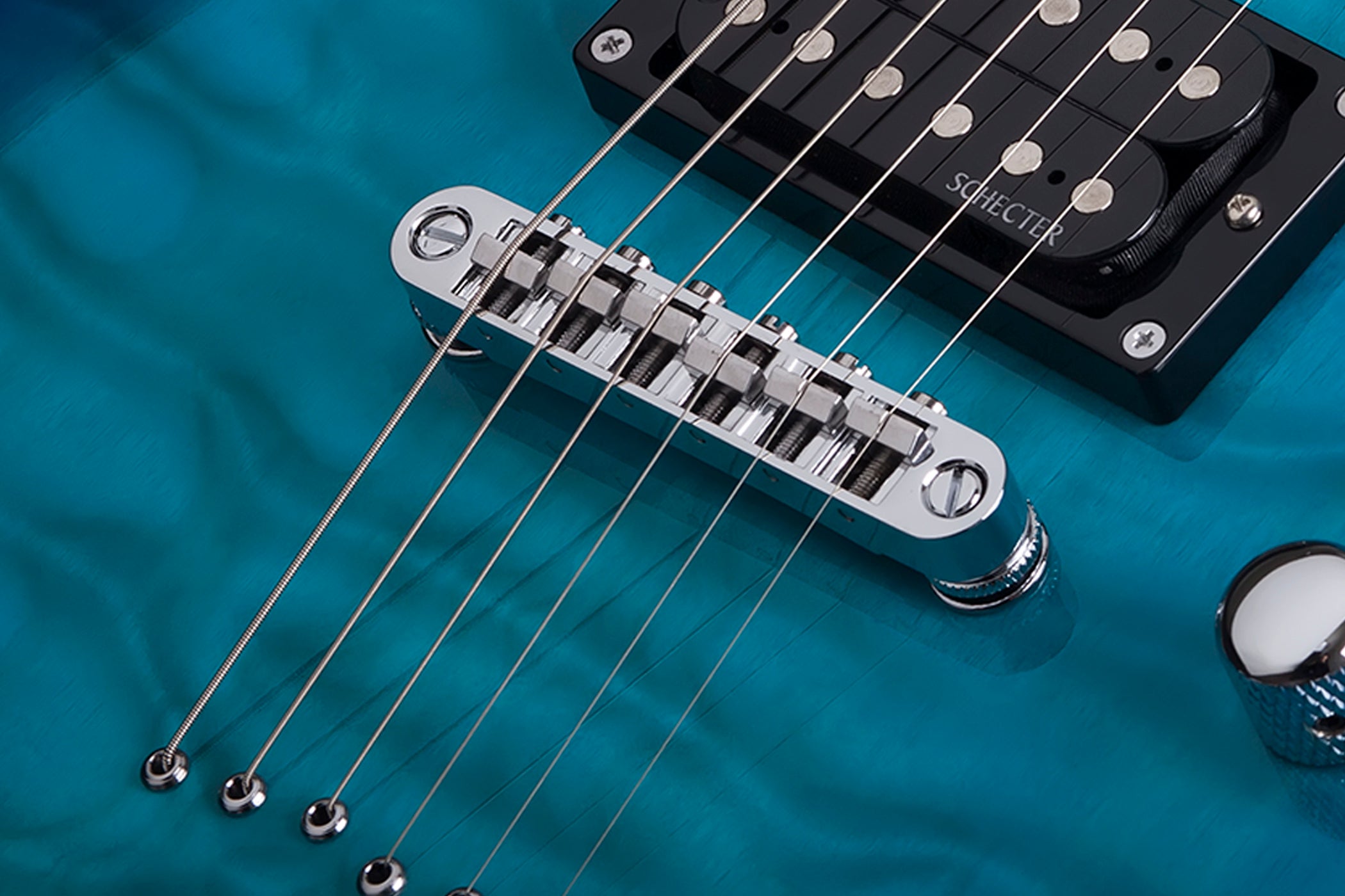 ギター Schecter C6 PLUS OBB(Ocean Blue Burst) Schecter C-6 Plus Ocean Blue Burst - Guitarworks