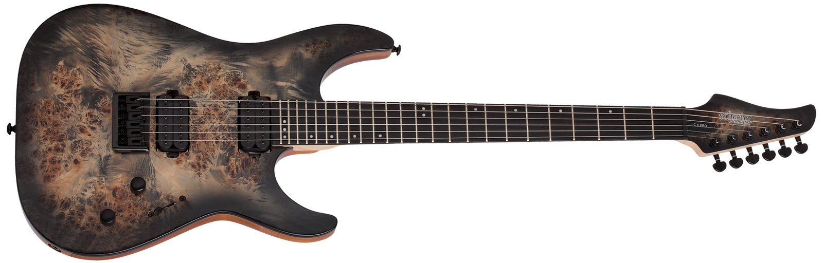 SCHECTER C-6 Pro Charcoal Burst - 3631 - The Guitar World
