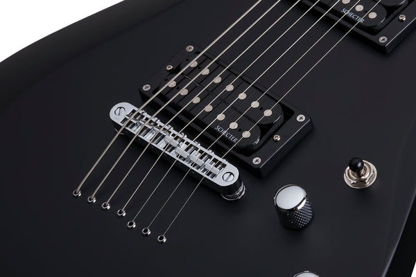 Schecter C-7 Deluxe in Satin Black SBK 437-SHC
