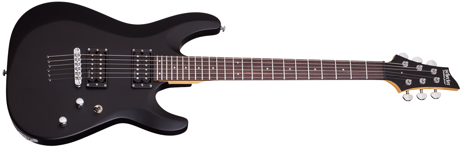 Schecter C-6 Deluxe Satin Black SKU 430 - The Guitar World