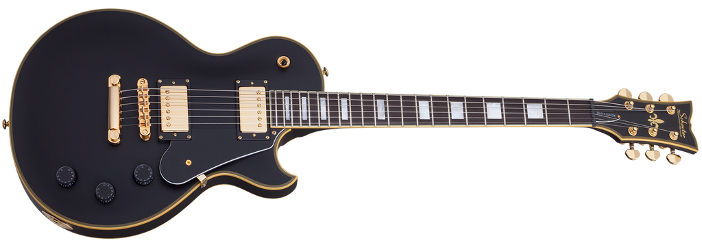 Schecter Solo II Custom in Aged Black Satin ABSN SKU 658