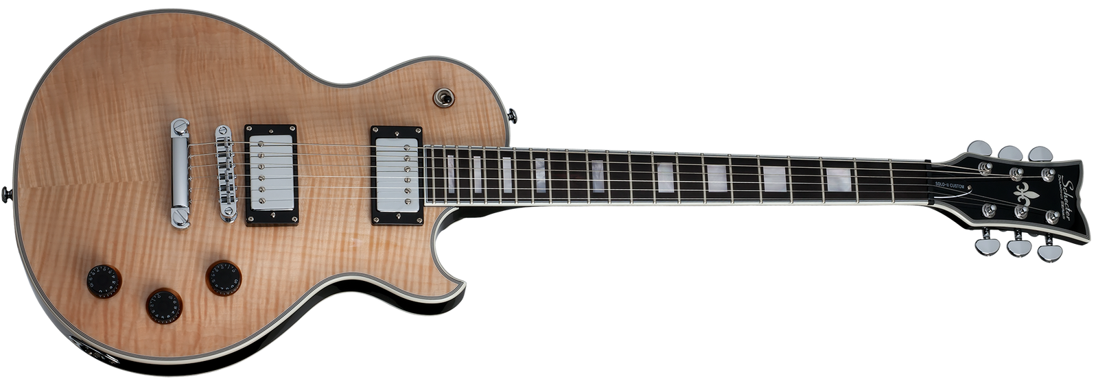Schecter Solo II Custom in Gloss Natural GNAT SKU 655 - The Guitar World