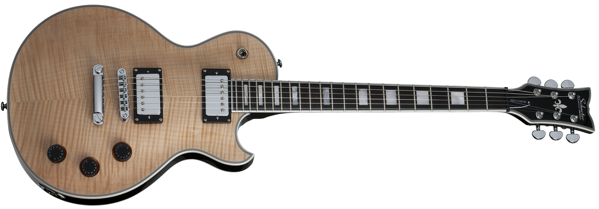 Schecter Solo II Custom in Gloss Natural GNAT SKU 655 - The Guitar World