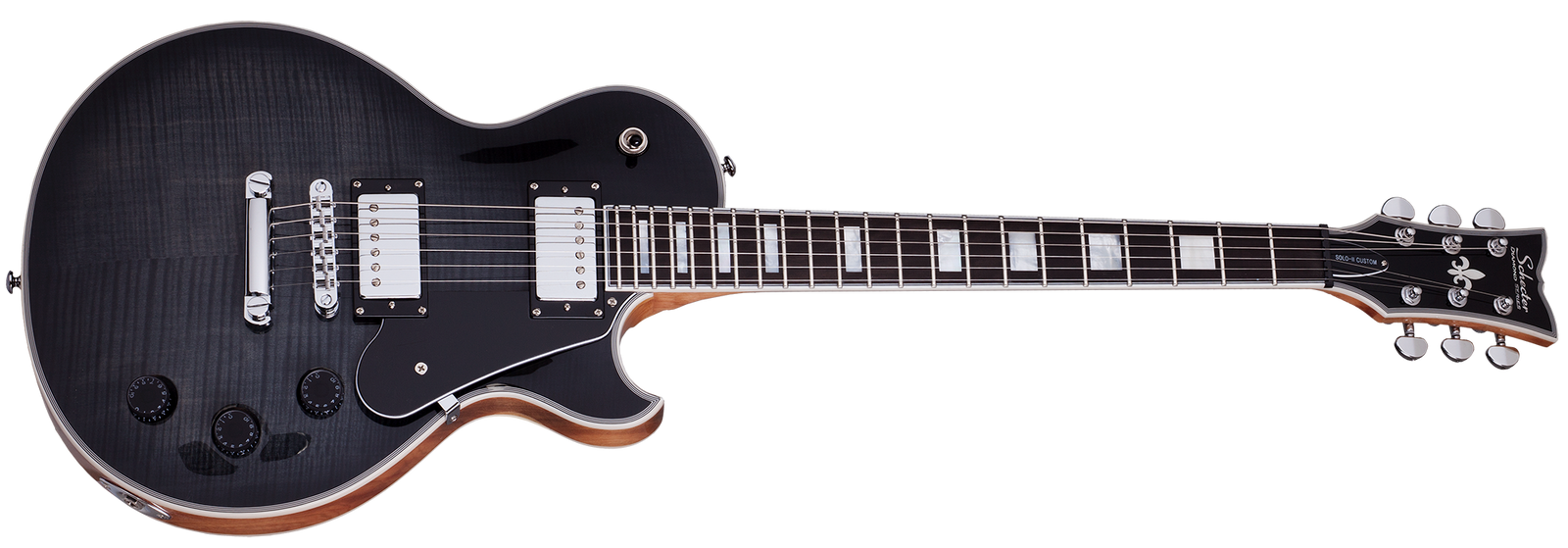Schecter Solo II Custom in Trans Black Burst TBB SKU 659 - The Guitar World