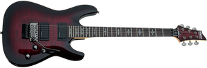 Schecter DEMON-FR-CRB Crimson Burst Guitar With Duncan Designed HB-105 SCH-3247 - The Guitar World