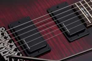 Schecter DEMON-FR-CRB Crimson Burst Guitar With Duncan Designed HB-105 SCH-3247 - The Guitar World