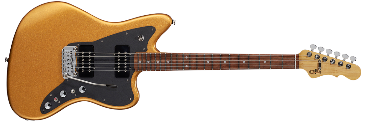 G L CLF RESEARCH DOHENY V12 Electric Guitar in Pharaoh Gold Firemist