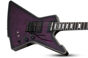 Schecter E-1 FR S Special Edition Trans Purple Burst TPB SKU 3071 - The Guitar World