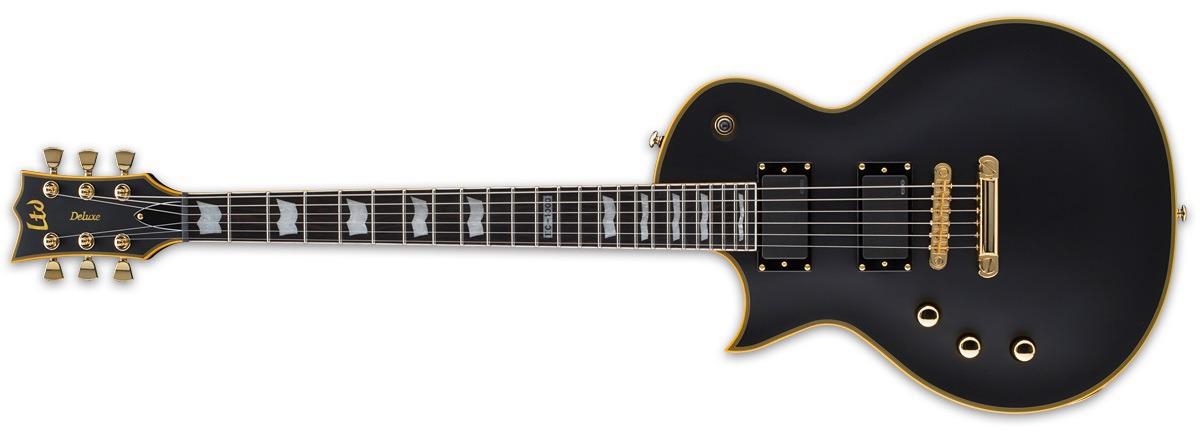 ESP LTD EC-1000 LEFT HANDED IN VINTAGE BLACK - The Guitar World