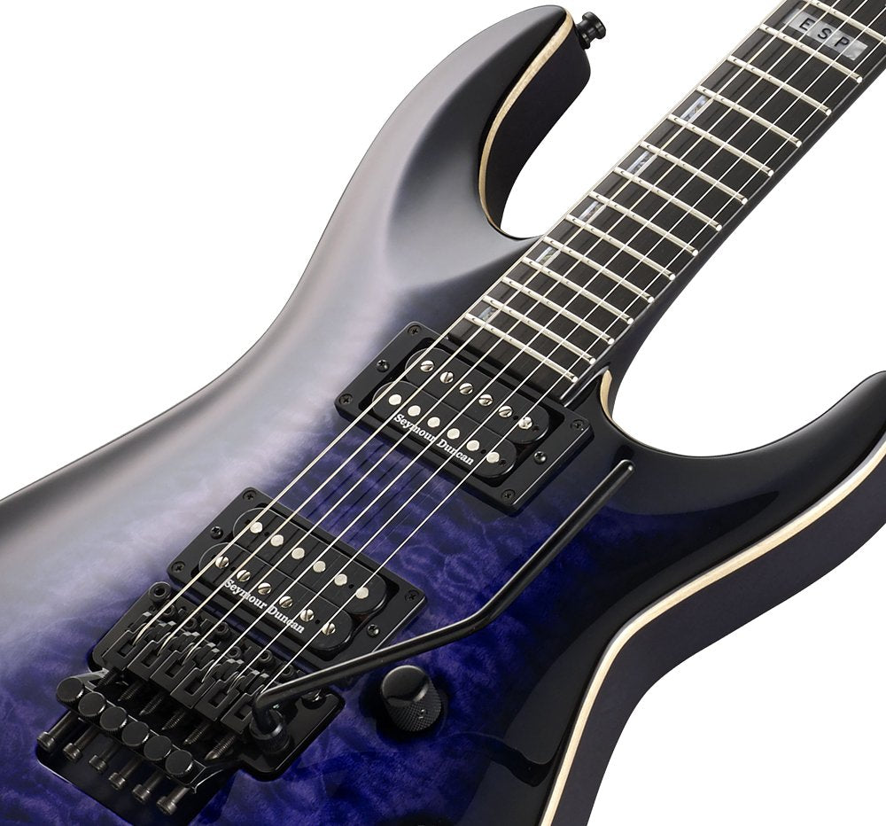 ESP E-II Horizon QM FR Electric Guitar Reindeer Blue MADE IN JAPAN EIIHORQMFRRDB EII - The Guitar World