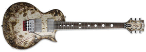 ESP Richard Z Signature Series Electric Guitar With Distressed Burnt Finish ERZKII - The Guitar World