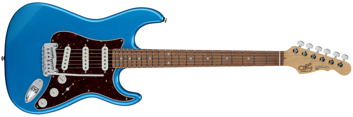 G&L FULLERTON DELUXE LEGACY Electric Guitar in Lake Placid Blue