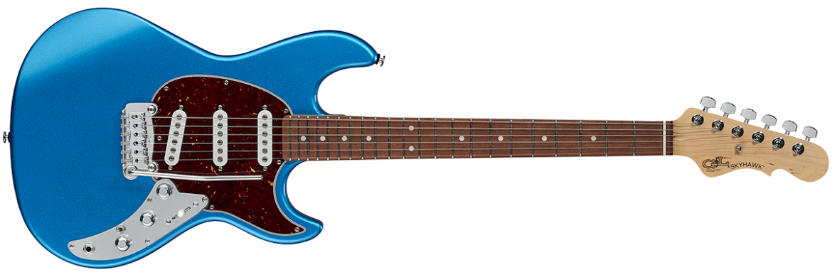 G&L FULLERTON DELUXE SKYHAWK Electric Guitar in Lake Placid Blue