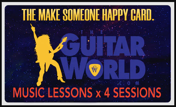 Music Lesson Gift Card for 4 x 30 Minute Sessions Once A Week