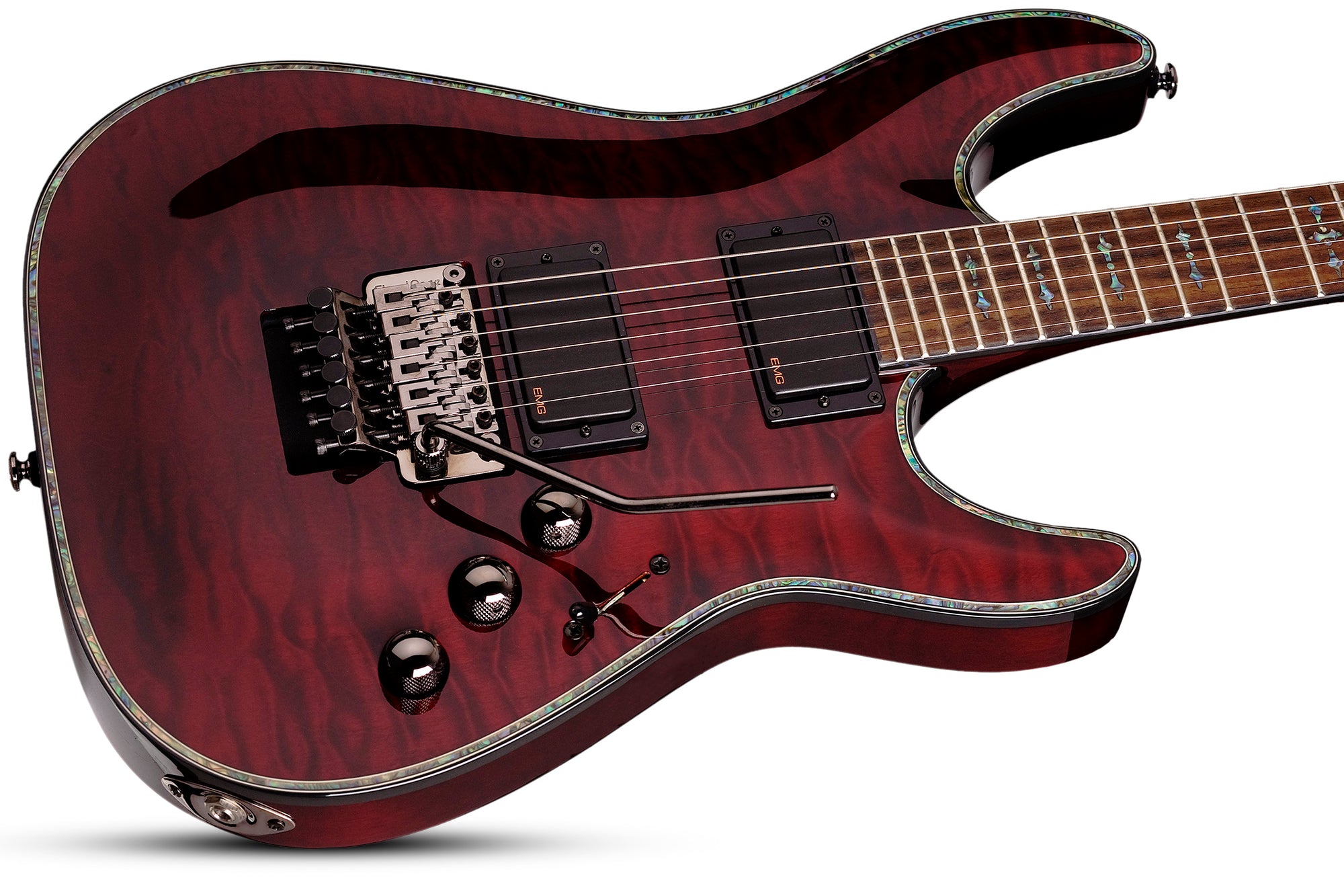 Schecter Hellraiser C-1 FR in Black Cherry BCH SKU 1794 - The Guitar World