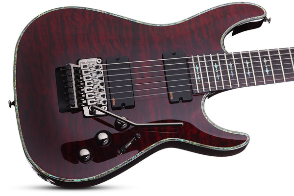 Schecter AD-C-7-HR (Black Cherry) 7弦 Amazon.com: Schecter Hellraiser C-7 7-StringElectric Guitar