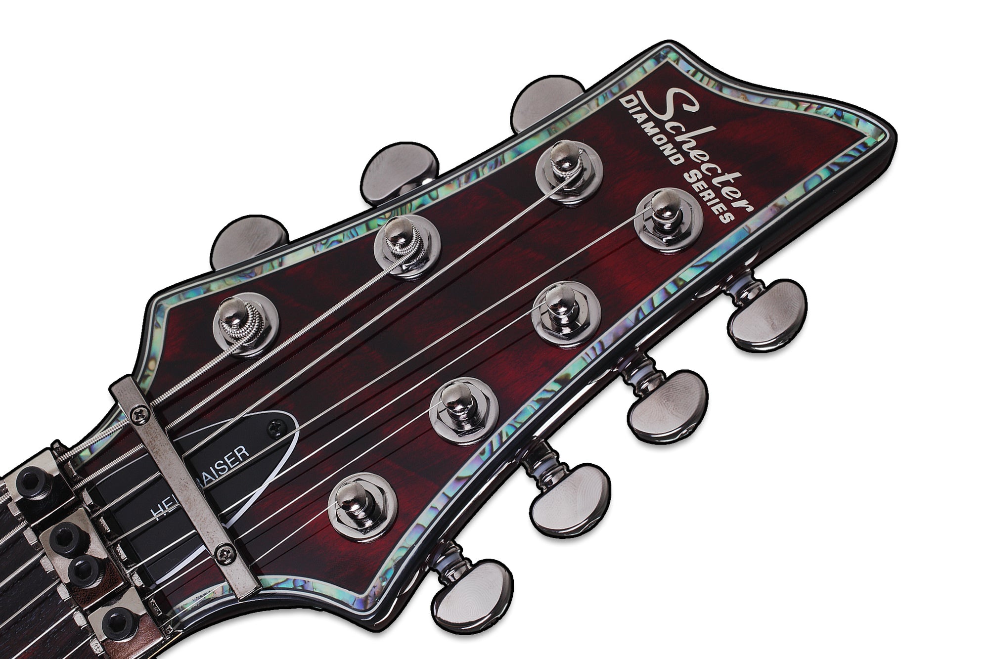 Schecter Hellraiser Series HR-C-7-FR-BCH Black Cherry 7 String Guitar With Floyd Rose & EMG 707TW 1812-SHC - The Guitar World