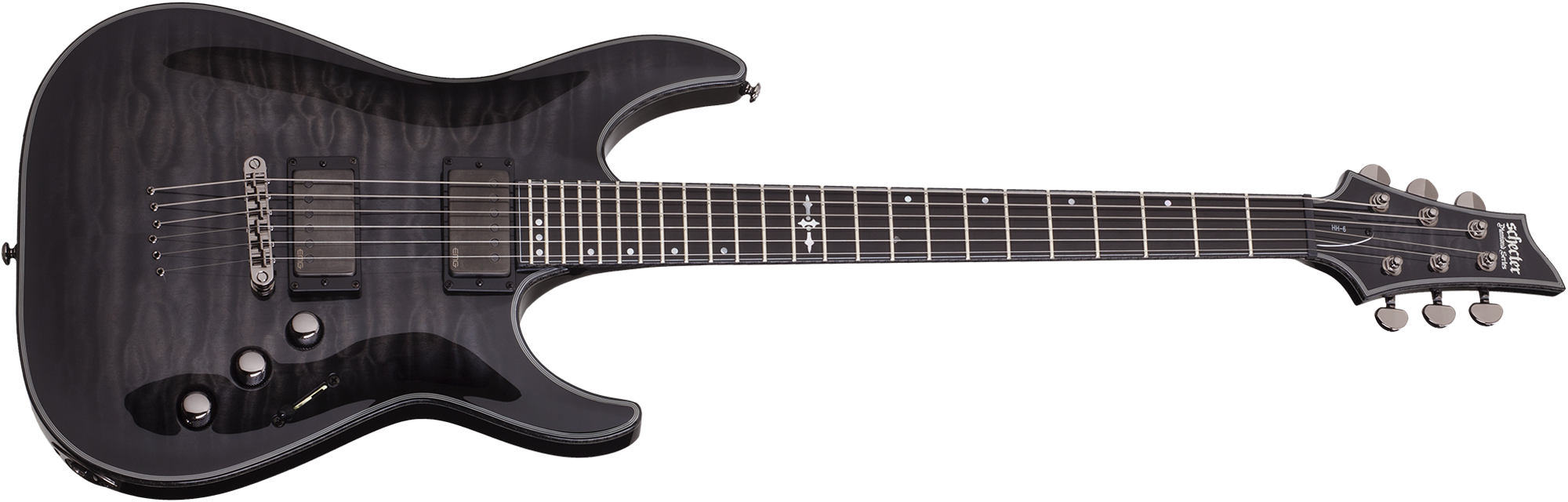 Schecter Hellraiser Hybrid C-1 in Trans Black Burst TBB - TGWX SKU 1922 - The Guitar World