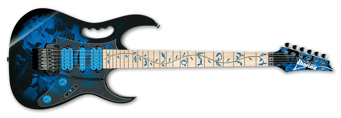 Ibanez Steve Vai Signature JEM Premium Electric Guitar in Blue