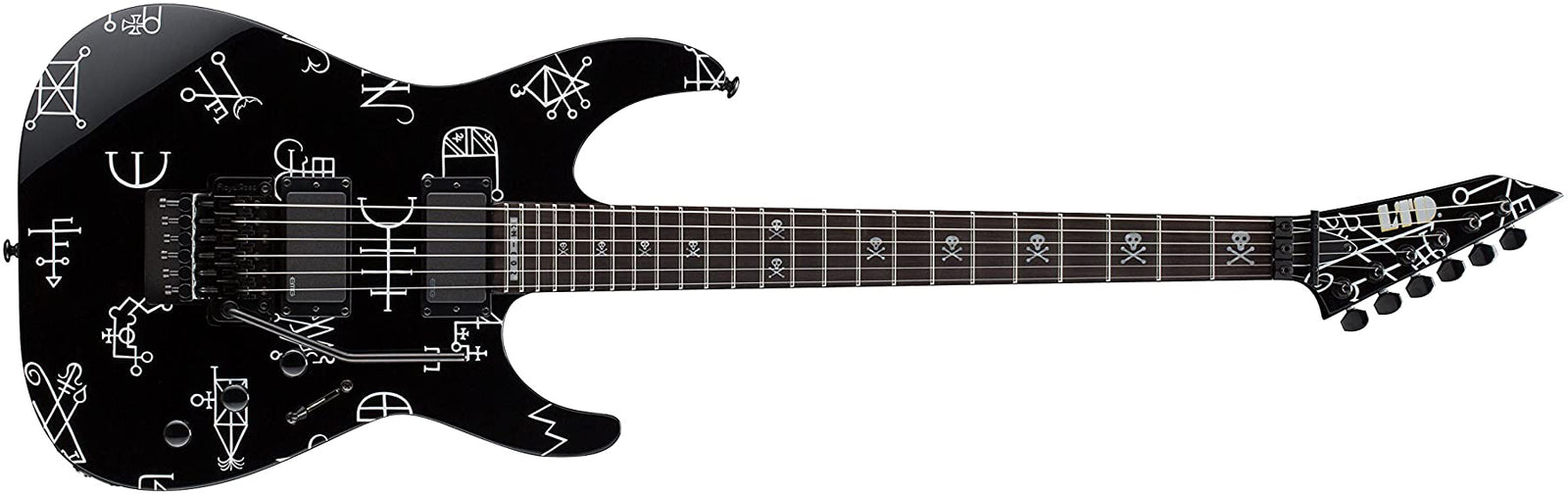 ESP LTD KH DEMONOLOGY BLACK WITH GRAPHIC