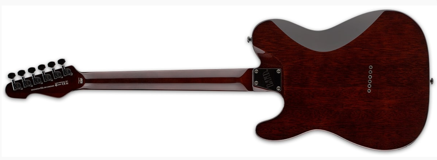 ESP LTD Solid-Body Electric Guitar Tobacco Sunburst LTE200RTSB - The Guitar World