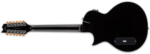 ESP LTD Thinline Series TL-12 12-String Acoustic/Electric Guitar Black LTL12BLK - The Guitar World
