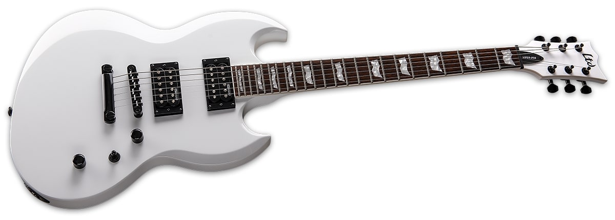 ESP LTD Viper-256 6-string Electric Guitar Snow White LVIPER256SW - The Guitar World