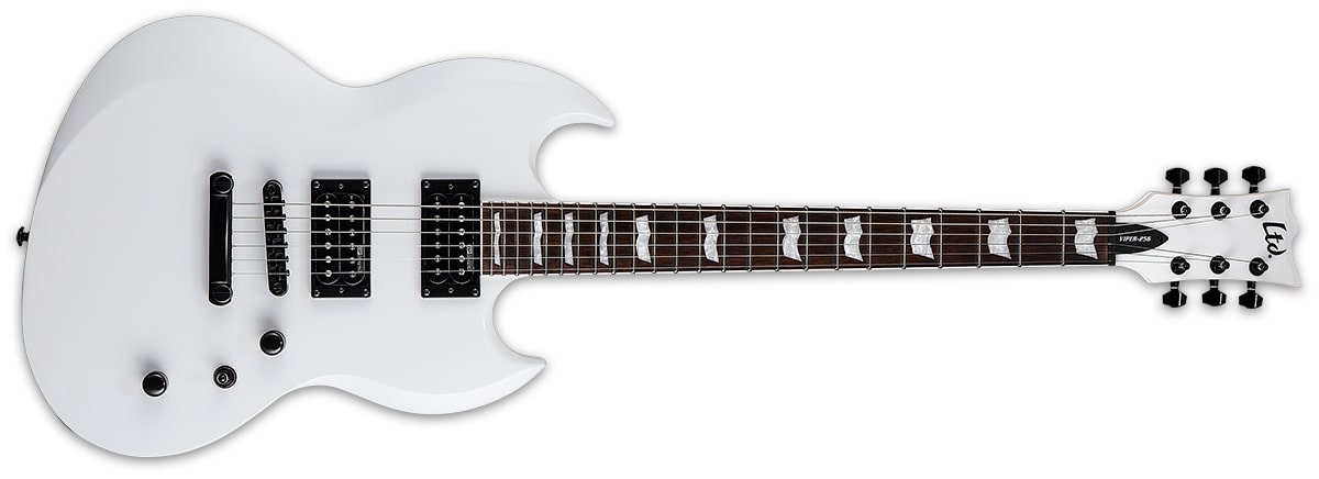 ESP LTD Viper-256 6-string Electric Guitar Snow White LVIPER256SW - The Guitar World