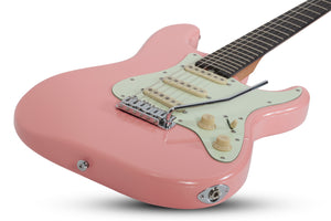Schecter Traditional Nick Johnston Signature Guitar in Atomic Coral SKU 274 - The Guitar World