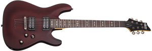 Schecter OMEN-6 String Electric Guitar - Satin Walnut 2062-SHC - The Guitar World