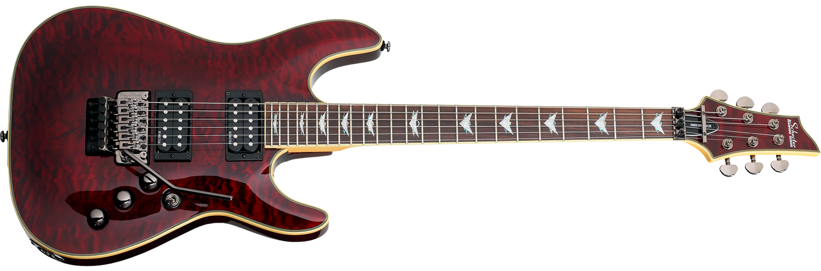 Schecter Omen Extreme-FR in Black Cherry BCH 2006 - The Guitar World