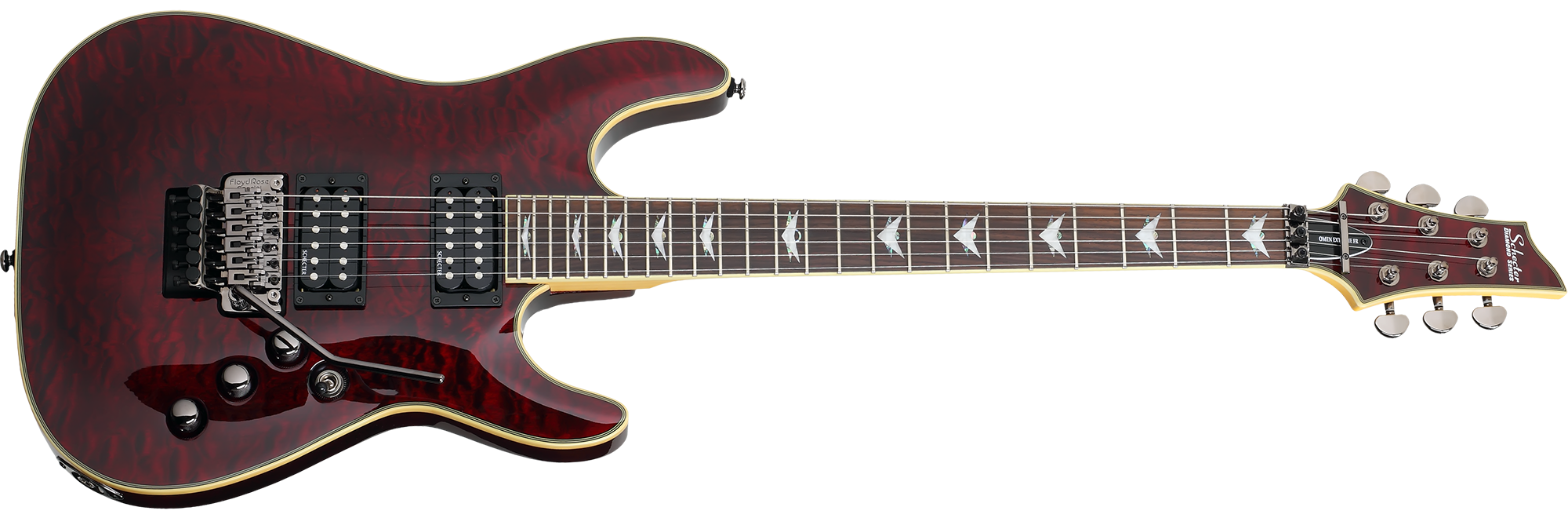 Schecter Omen Extreme-FR in Black Cherry BCH 2006 - The Guitar World