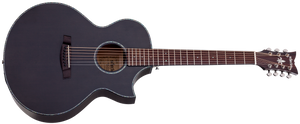 SCHECTER Orleans Stage-7 Acoustic 7 STRING Satin See Thru Black - 3709 - The Guitar World