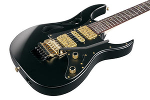 Ibanez PIA3761XB Steve Via Signature Electric Guitar in Black Onyx